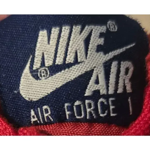 Air Force 1 High '07 LV8 Red Nike Air Used Sneakers Men's 7.5 US - Picture 6 of 13